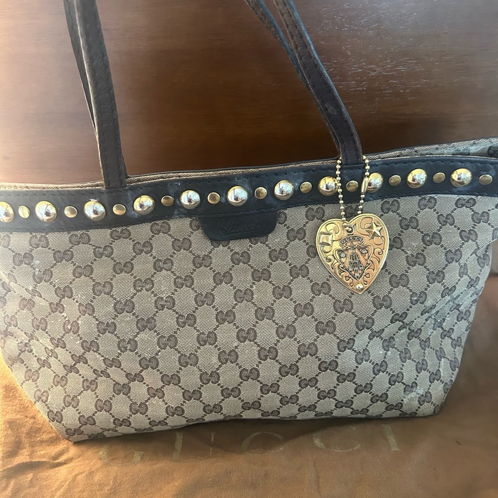 Gucci Brown and Black Women's Tote Bag